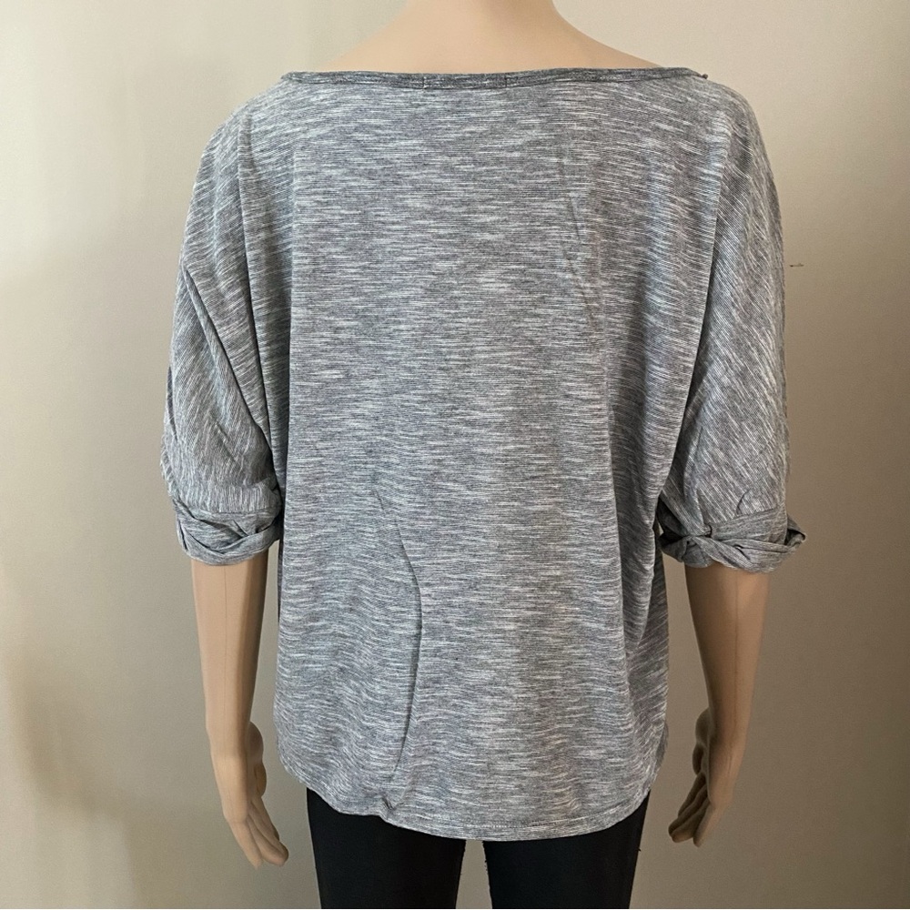 AX Armani Exchange Heathered Blouse, women’s large - Picture 3 of 9